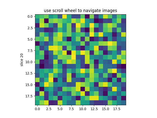 use a roda de rolagem para navegar pelas imagens